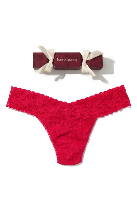 Holiday Cracker Low Rise Thong