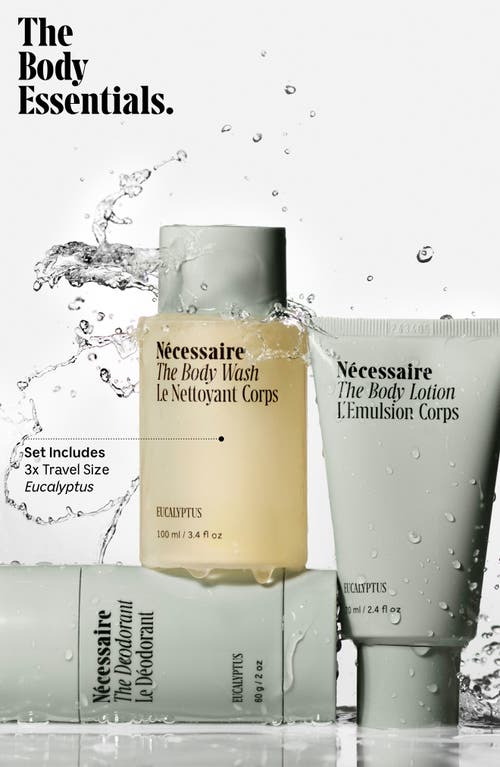 NECESSAIRE NÉCESSAIRE THE BODY ESSENTIALS EUCALYPTUS KIT 