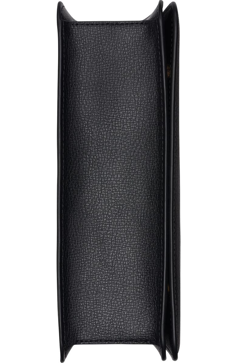 KARL LAGERFELD PARIS Simone Canvas Satchel, Alternate, color, Natural/Black