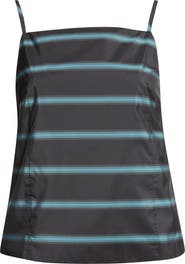 STAUD Maisie Square Neck Sleeveless Top