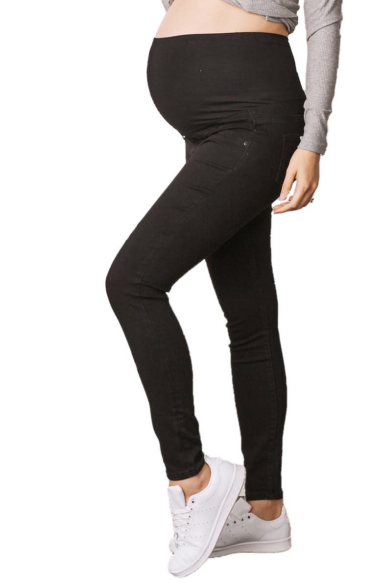 Angel Maternity Maternity Skinny Jeans, Alternate, color, 