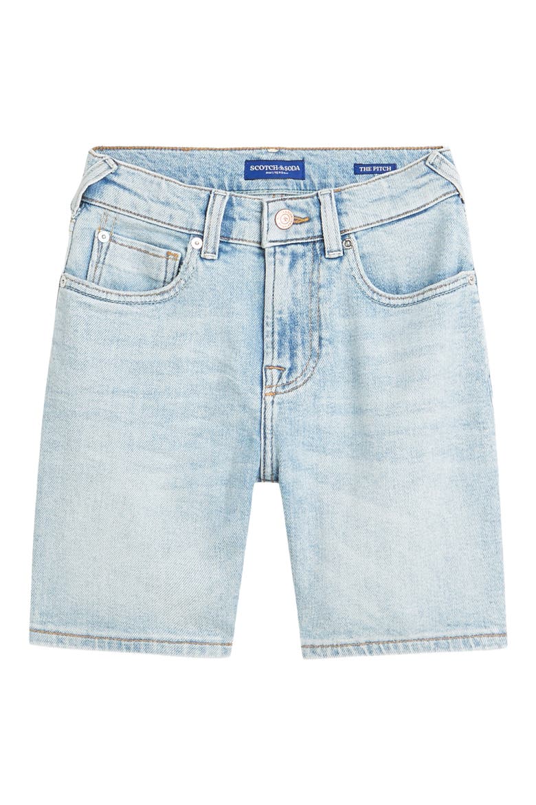 The Pitch Loose Kids' Denim Shorts, Main, color, BORDERLAND