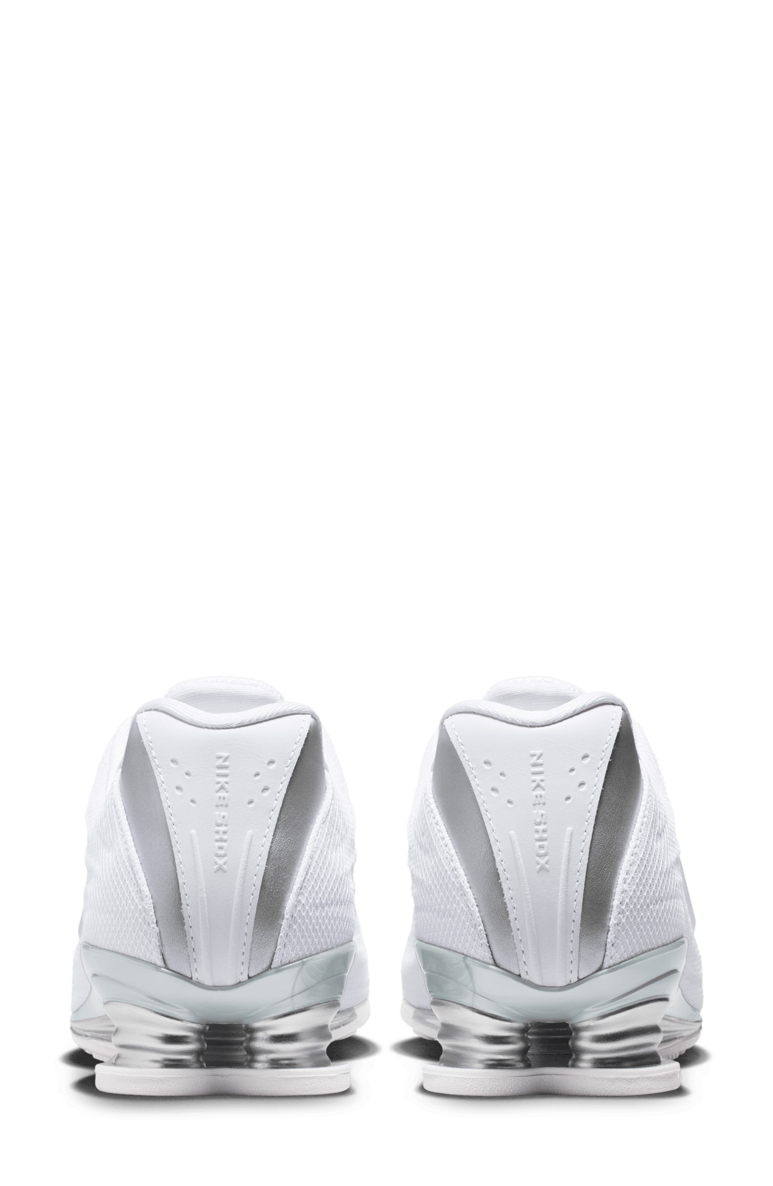 Shox Z Sneaker, Alternate, color, WHITE/ METALLIC SILVER