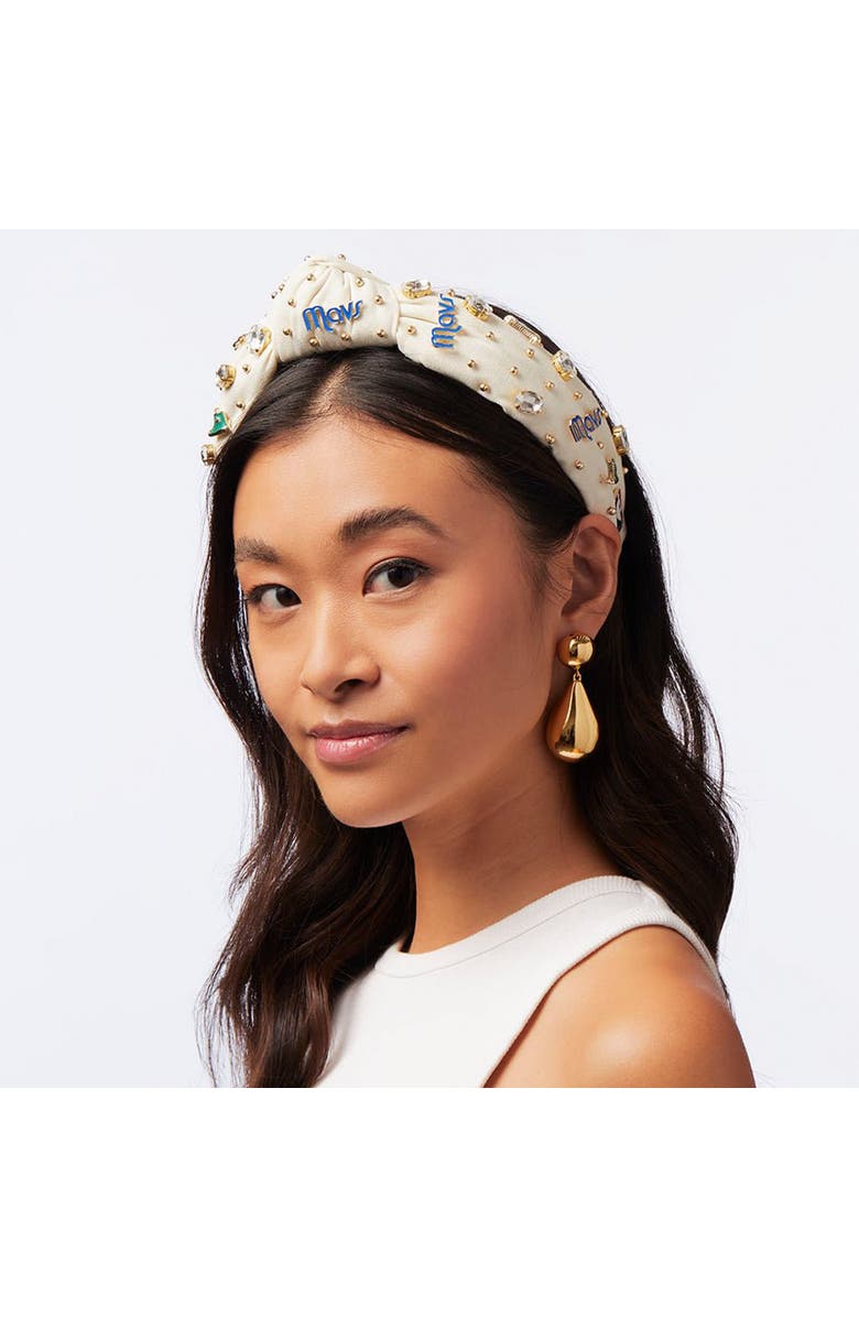 Lele Sadoughi NBA Dallas Mavericks Embellished Headband, Alternate, color, 