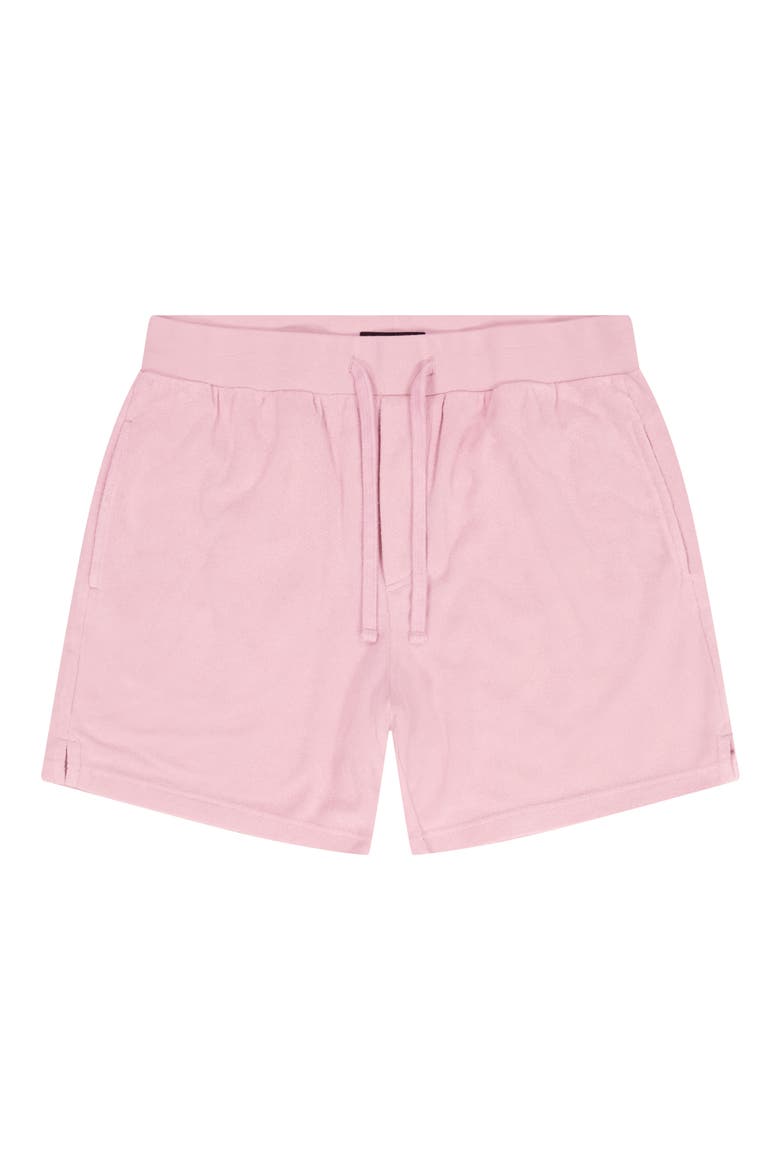 Cotton Terry Cloth Shorts, Alternate, color, CANDY PINK