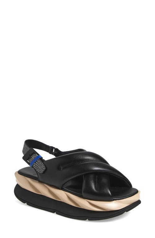 4ccccees Mellow Moa Platform Slingback Sandal In Oreo