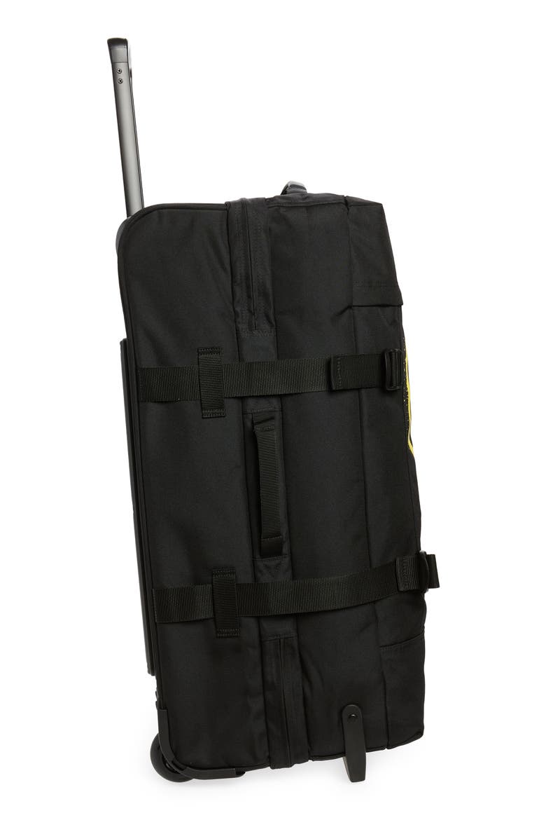 Smiley® x Eastpak Medium Tranverz 25-Inch Wheeled Travel Case, Alternate, color, SMILEYGRAFBLACK