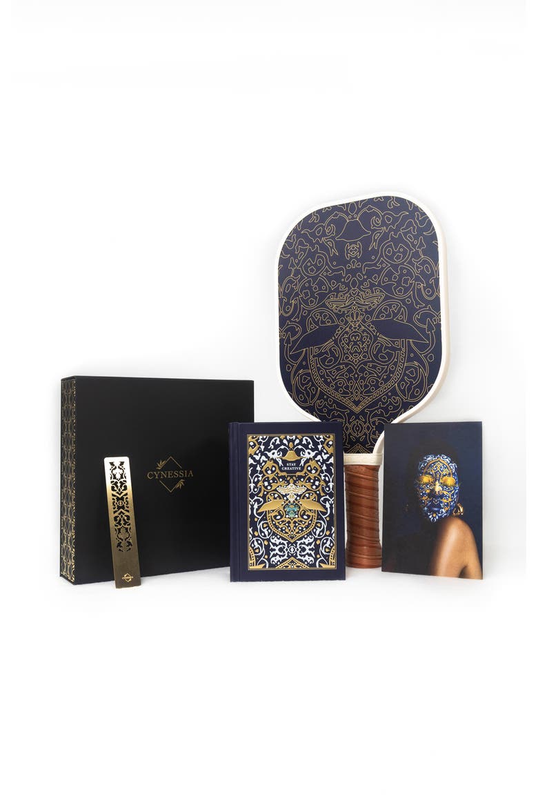 The Cynessia x Helios Chapter One Limited Edition Gift Bundle, Alternate, color, Navy Blue with Gold