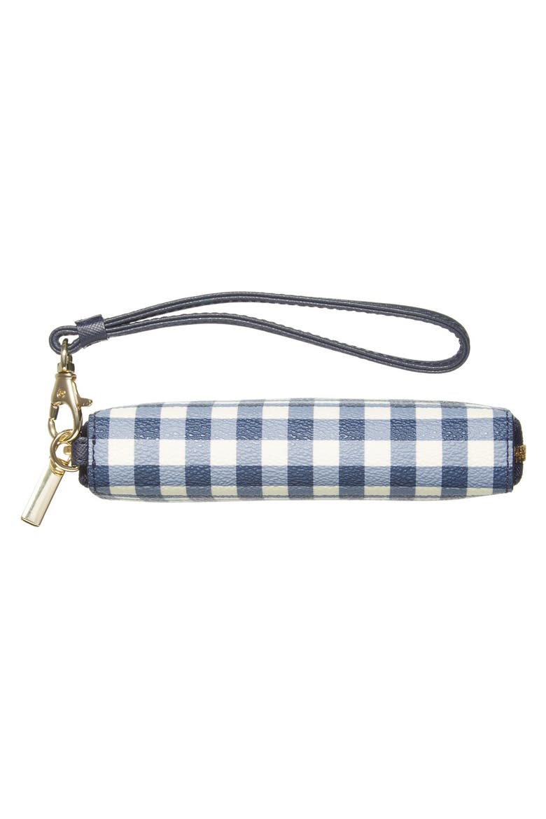 'Robinson' Phone Wallet, Alternate, color, NAVY GINGHAM