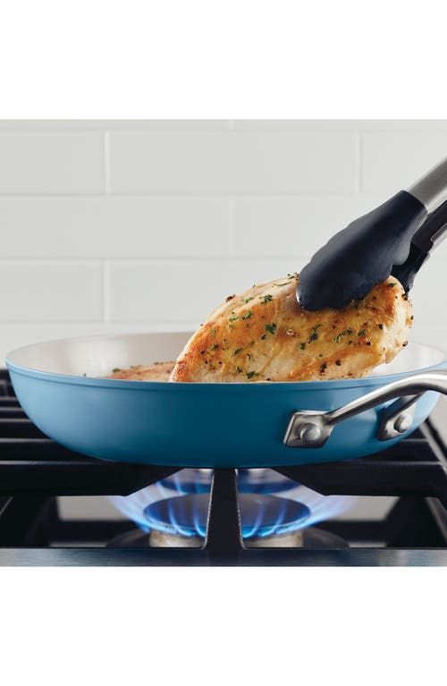 Kitchenaid 10-inch Hard Anodized Ceramic Nonstick Fry Pan In Blue