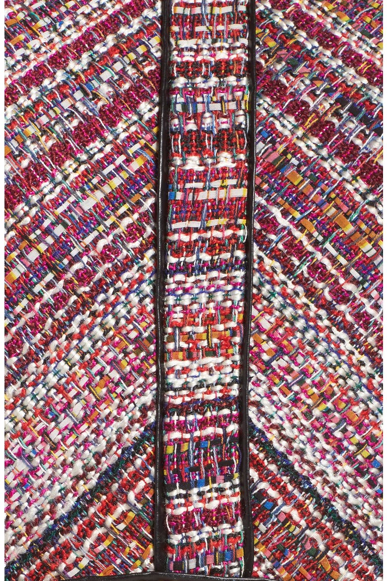 Jamie Tweed Romper, Alternate, color, MAGENTA MULTI