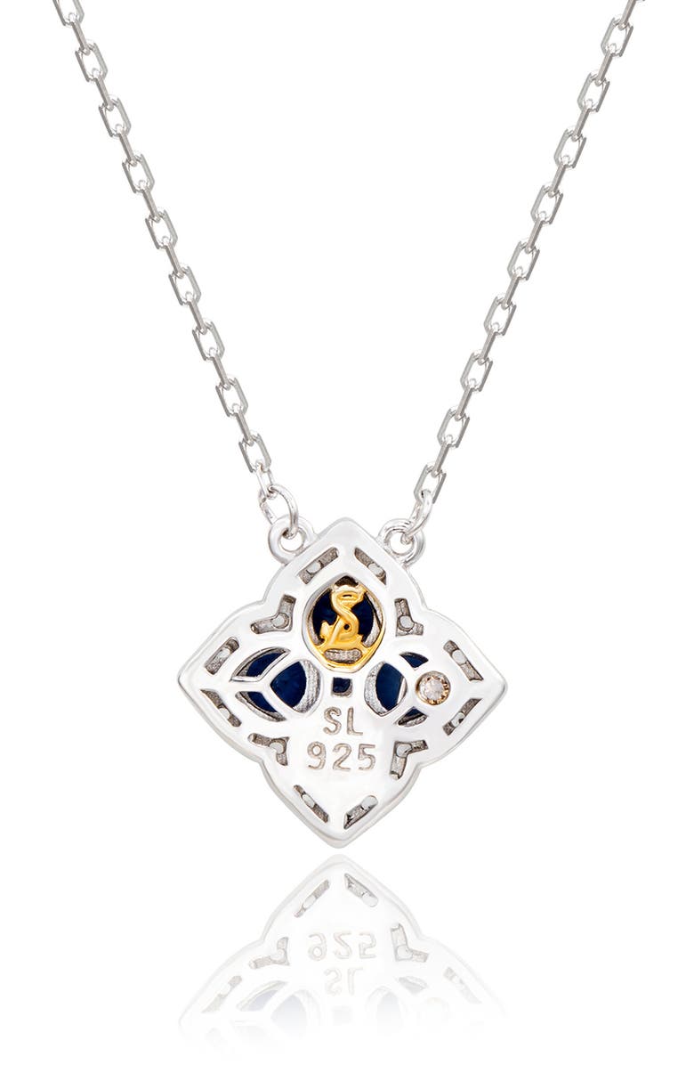 SUZY LEVIAN Sterling Silver Sapphire Pendant Necklace, Alternate, color, 