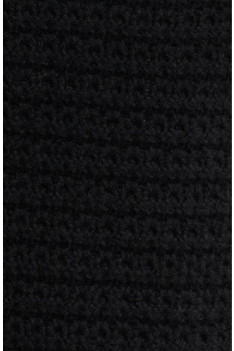 Short Sleeve Structured Sweater Dress, Alternate, color, BLACK