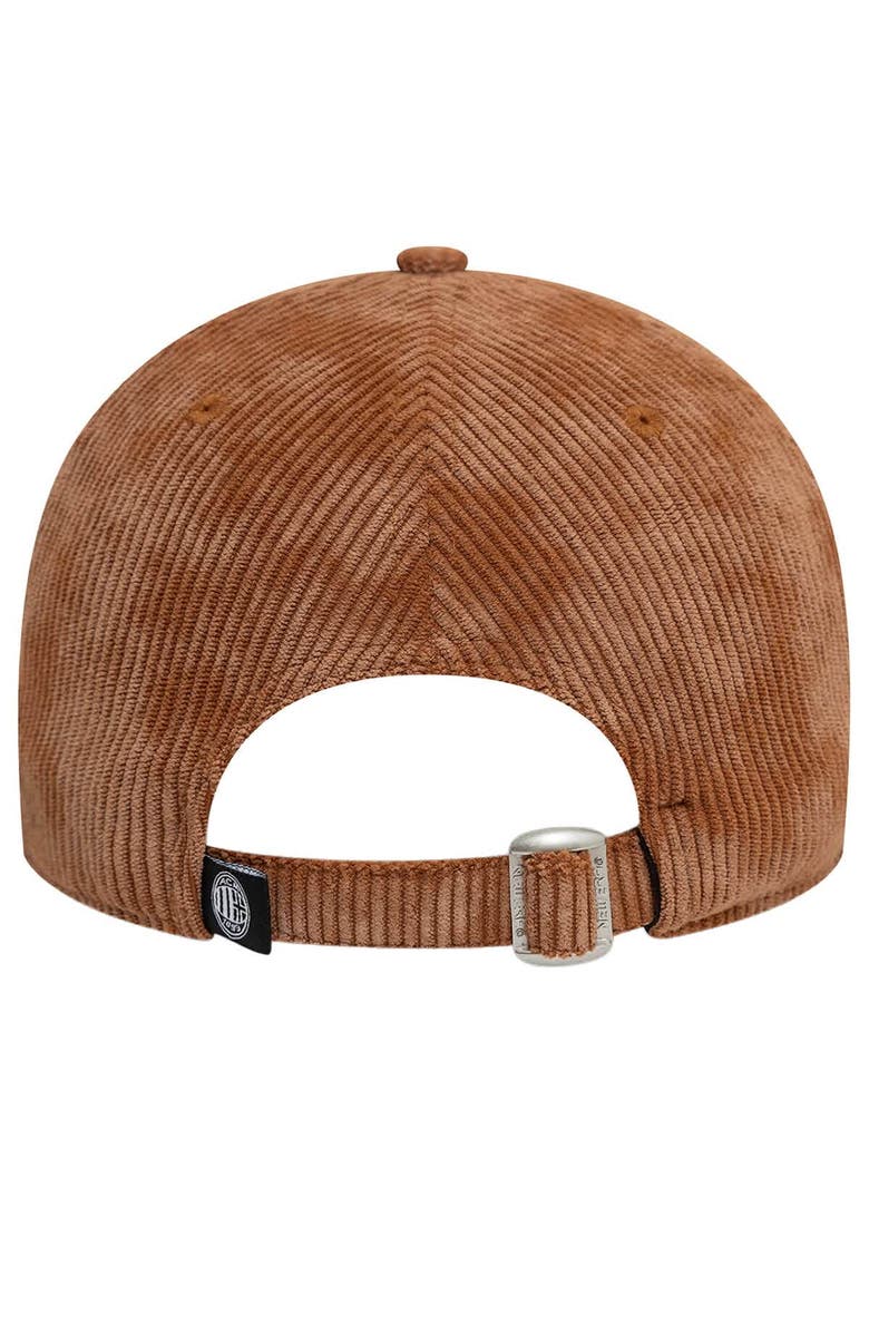 New Era Men's New Era  Tan AC Milan Corduroy 9FORTY Adjustable Hat, Alternate, color, 