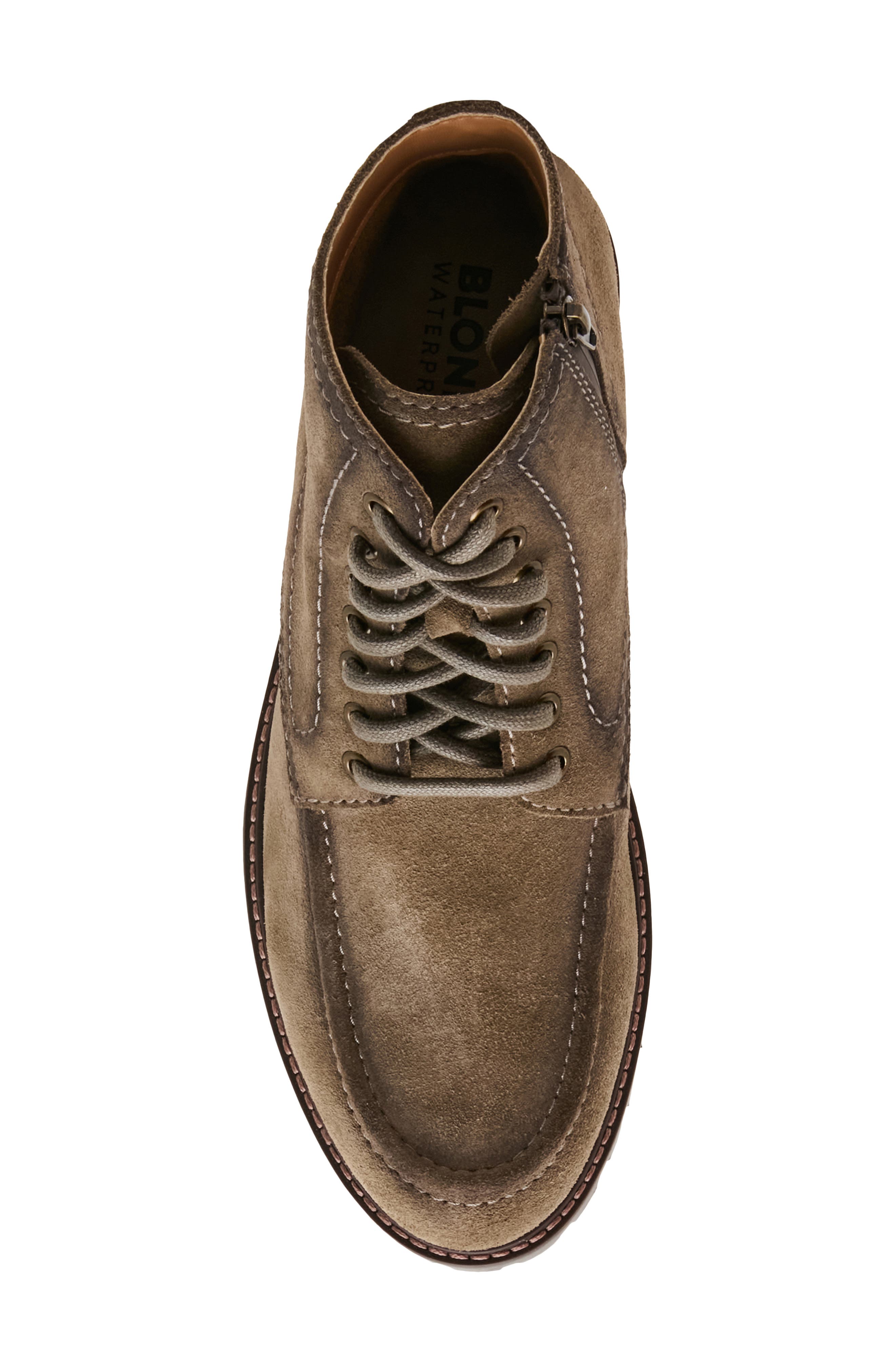 Dirk Waterproof Moc Toe Boot, Alternate, color, TAUPE SUEDE