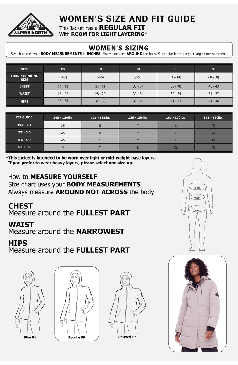 Alpine North AULAVIK - Vegan Down Mid-length Hooded Parka Coat, Alternate, color, Light Taupe