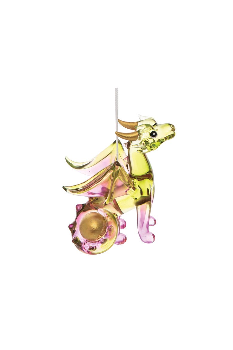 Baby Dragon Ornament A/3, Alternate, color, Gold