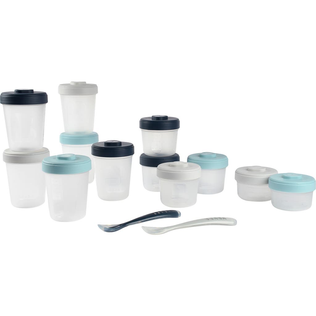 BEABA 12-Piece Clip Portion Container & Spoon Set in Rain  product