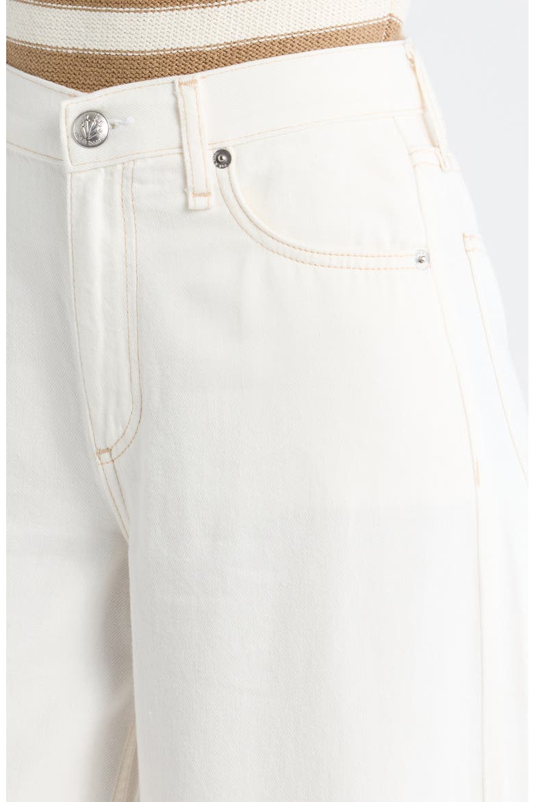 Featherweight Sofie High Waist Wide Leg Jeans, Alternate, color, WHITE