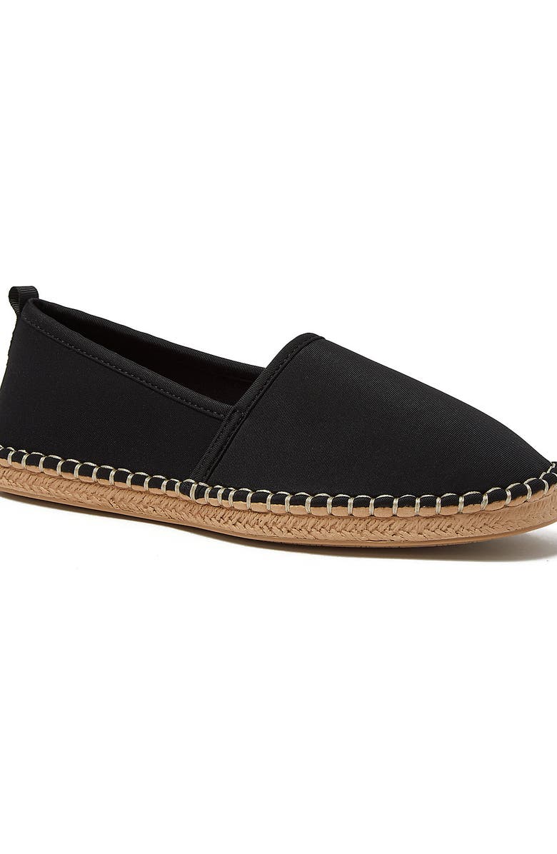 Lands' End Espadrille Beach and Water Shoes, Alternate, color, Black