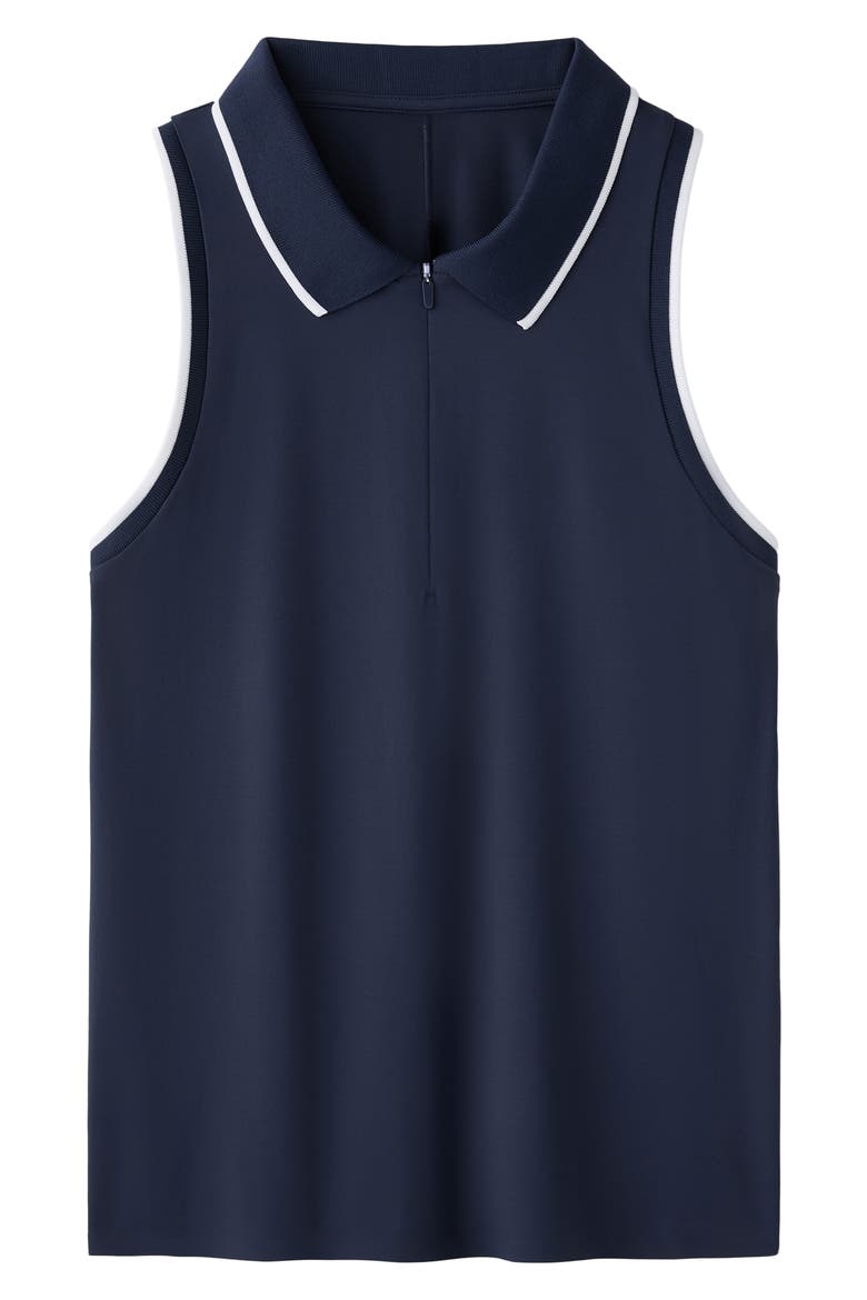 Course to Court Quarter Zip Polo, Alternate, color, NAVY BLUE