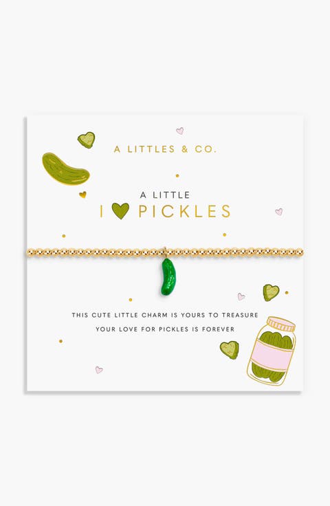 A Little Vibes 'I Love Pickles' Bracelet