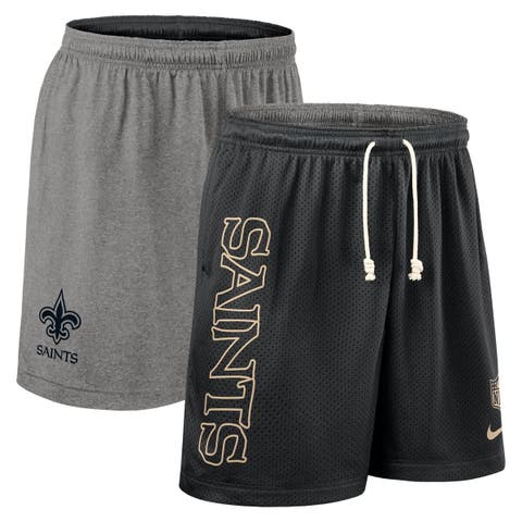 Men's Nike Black New Orleans Saints Sideline Reversible Performance Shorts