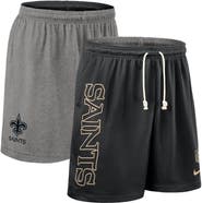 Nike Men's Nike Black New Orleans Saints Sideline Reversible Performance Shorts