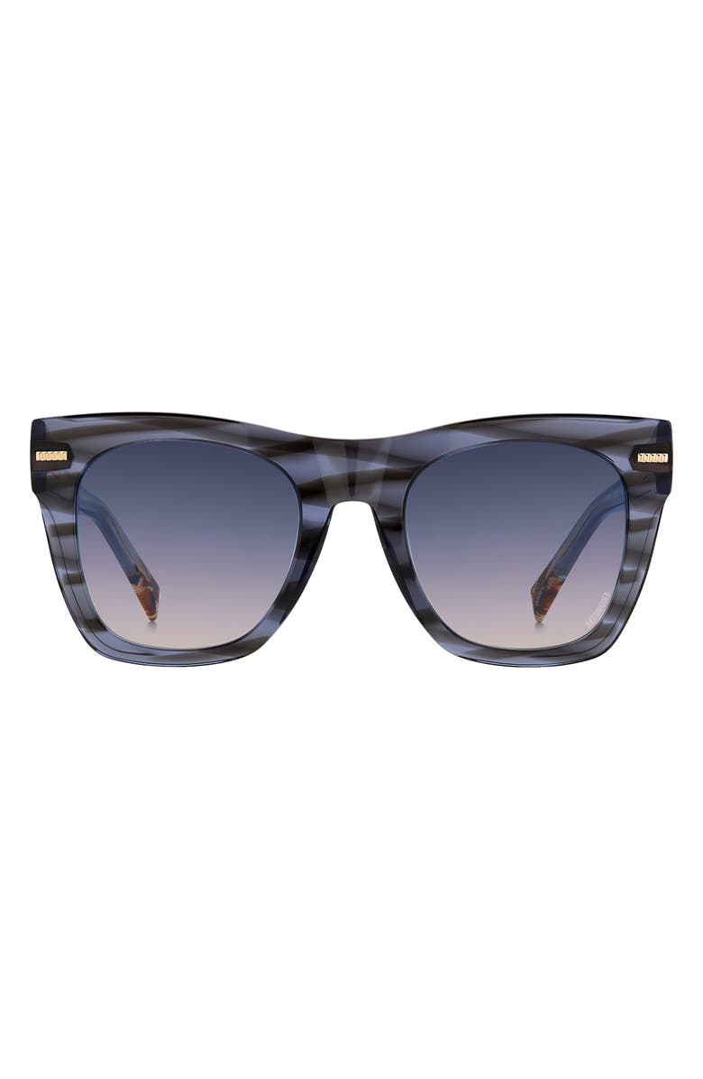 Missoni 51mm Gradient Square Sunglasses, Main, color, Grey