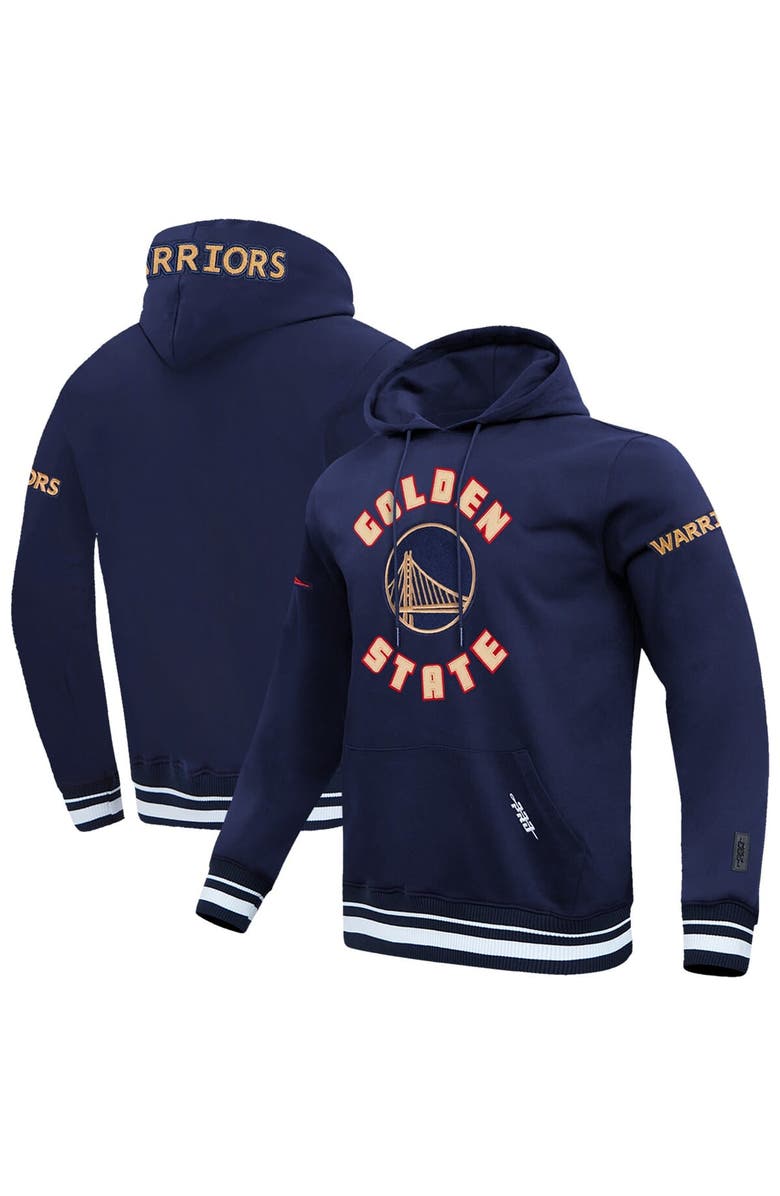PRO STANDARD Men's Pro Standard Navy Golden State Warriors 2024/25 City Edition Pullover Hoodie, Alternate, color, 