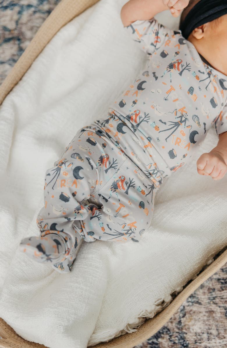 Copper Pearl The Nightmare Before Christmas Footed Pants, Alternate, color, Ntmare Before Xmas