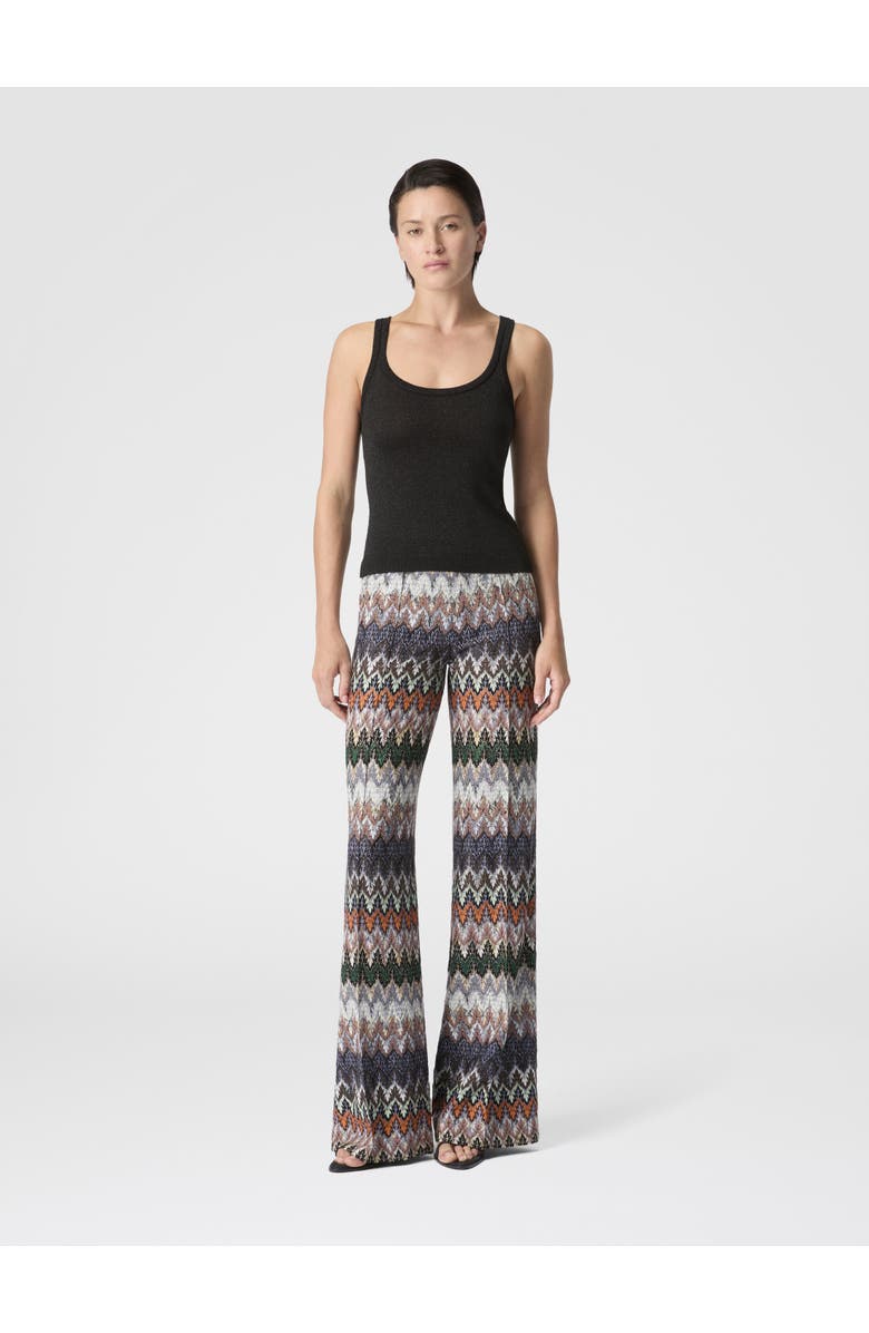 Missoni Viscose Lamé Tank Top, Alternate, color, Black