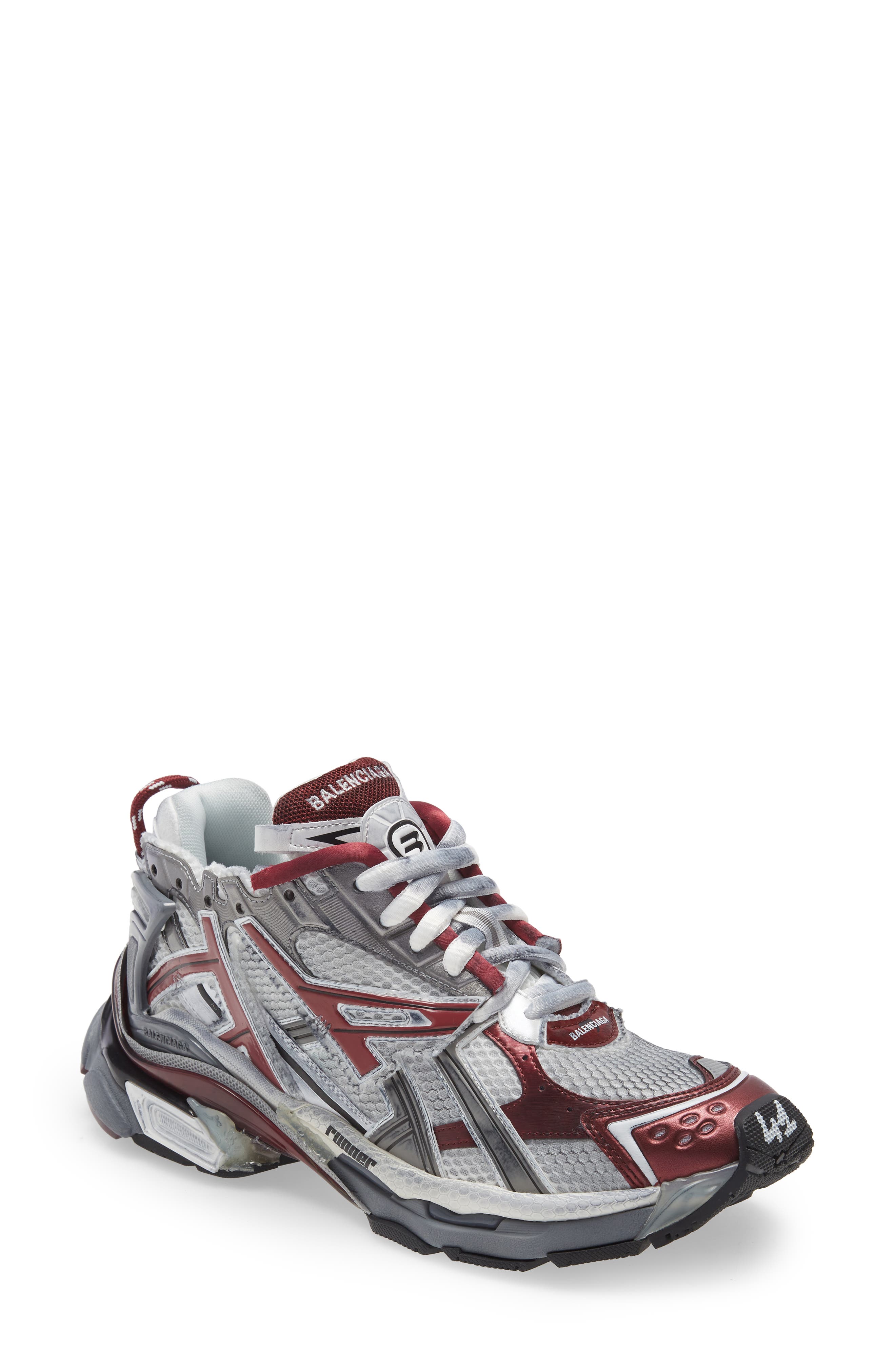 Runner Sneaker, Main, color, RED