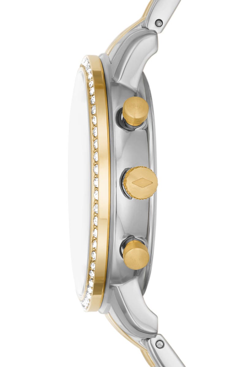 Fossil Neutra Chronograph Crystal Bracelet Watch, 36mm, Alternate, color, 