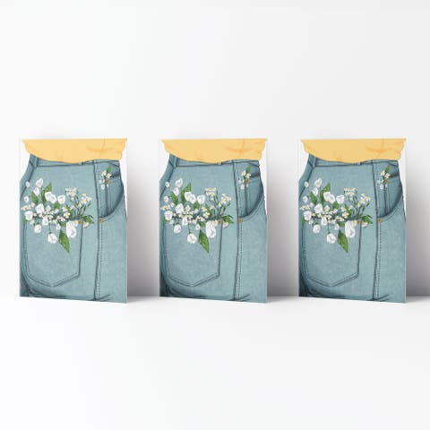 Everyday Greeting Card Pack (3ct) "Pocket Flowers"