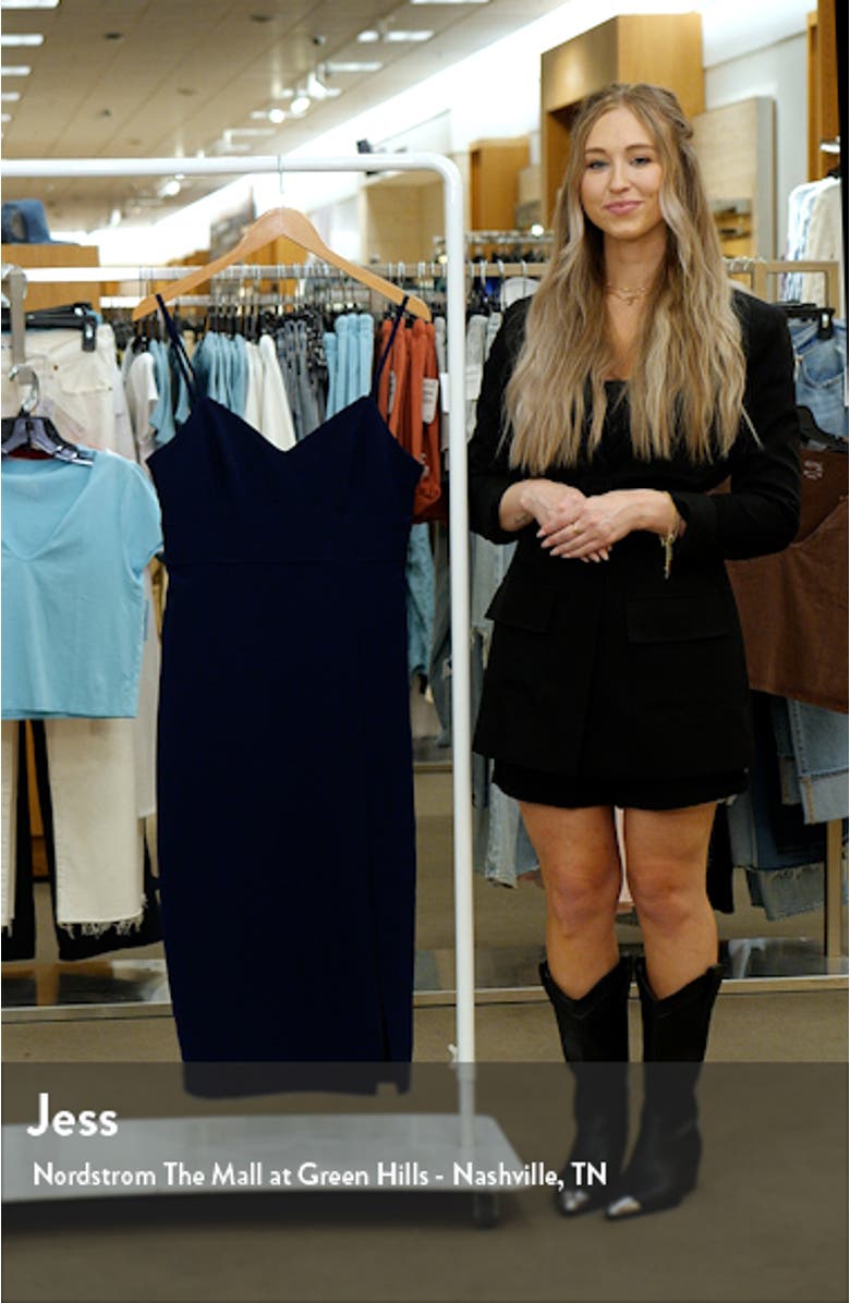 Strappy Midi Sheath Dress, sales video thumbnail