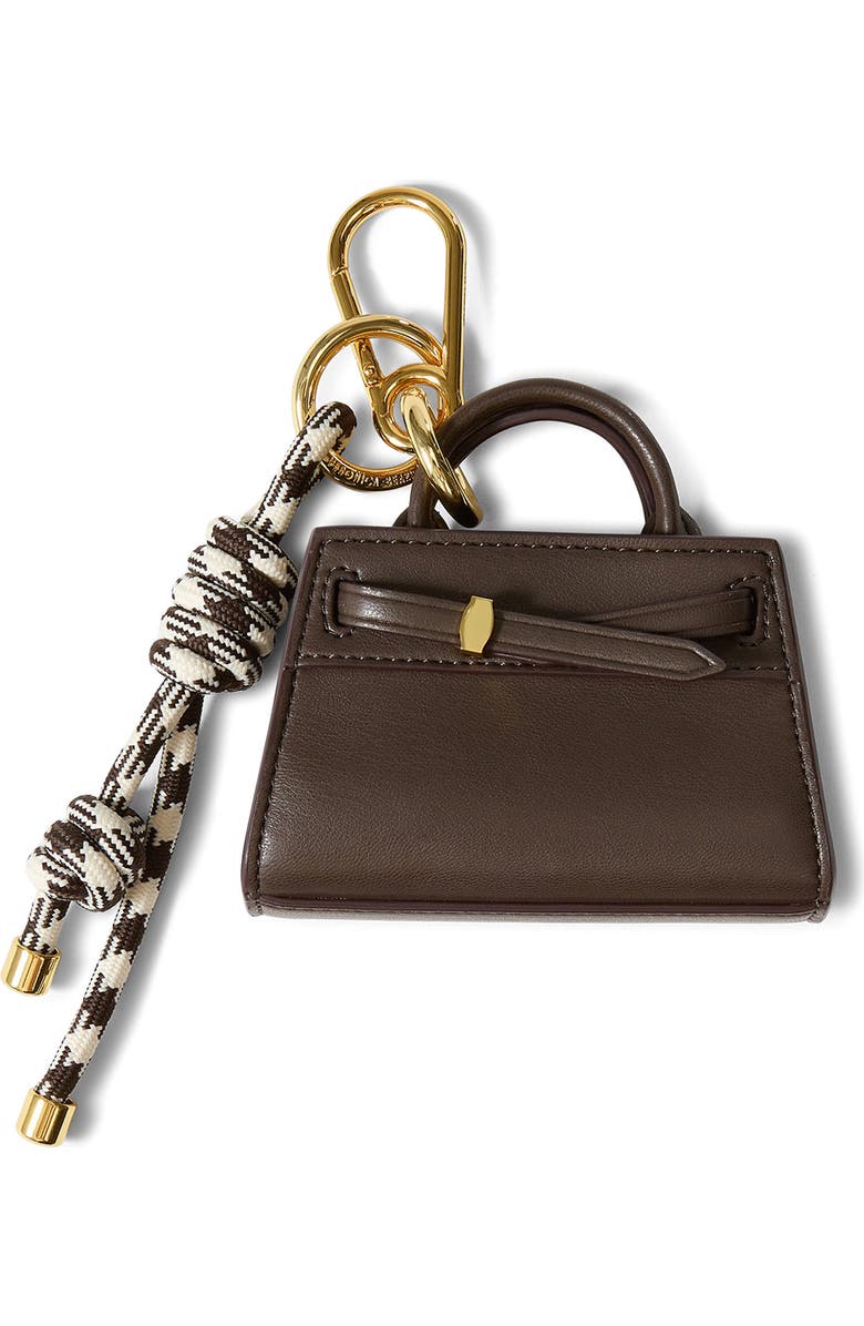 Veronica Beard Dash Bag Charm, Alternate, color, Espresso Multi