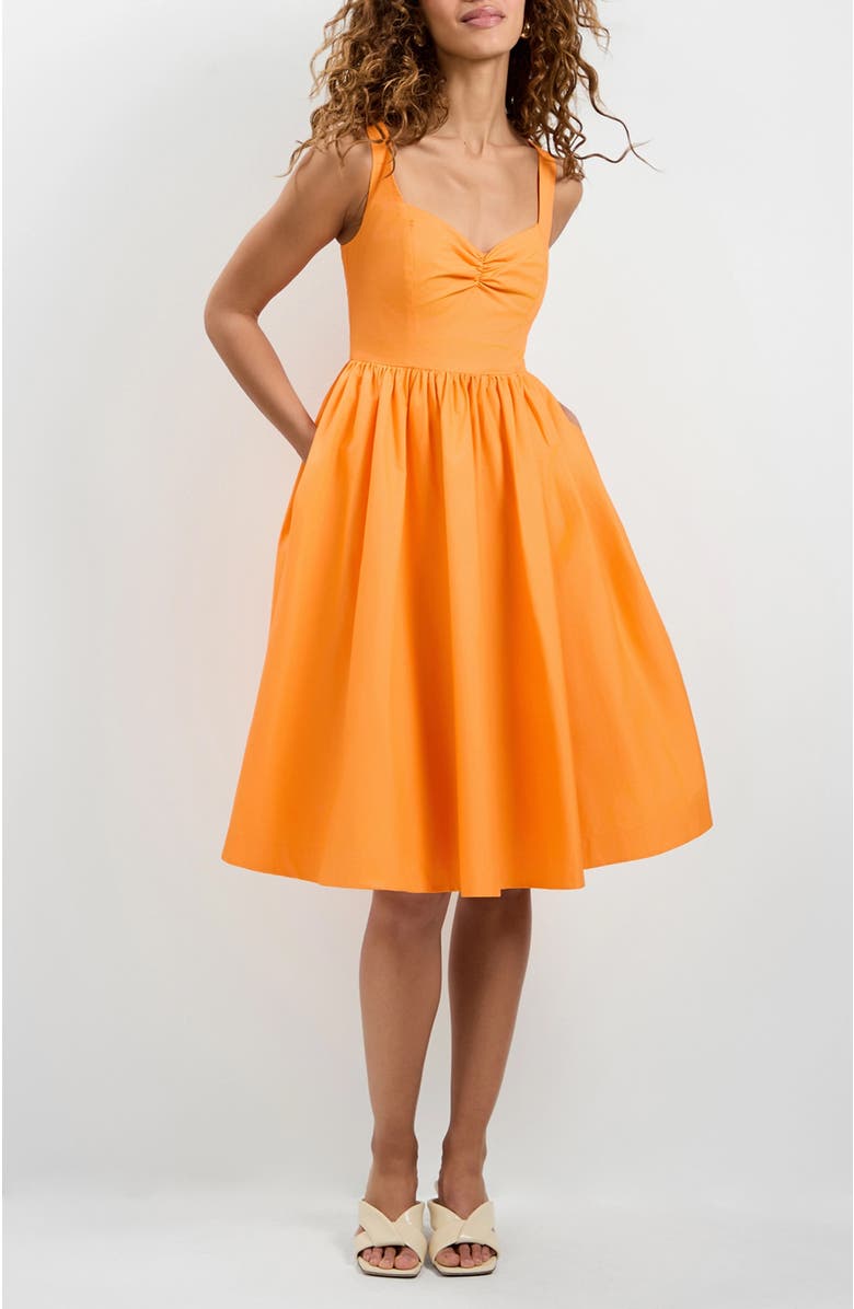 Trina Turk Mirabello Dress, Alternate, color, Aulenti Orange