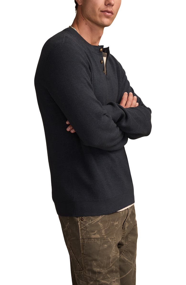 Lucky Brand Henley Sweater, Alternate, color, Cadet Navy