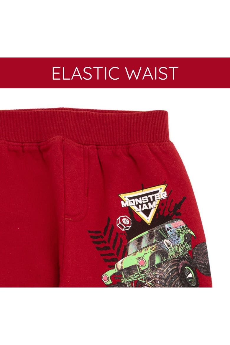 2-Piece Tee and Pants Set, Alternate, color, Monster Jam Red