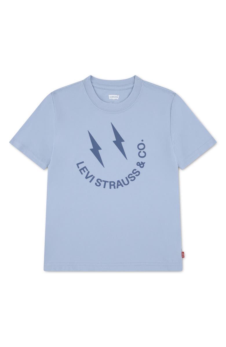 Levi's Kids' Smile For Levi's Graphic T-Shirt, Main, color, Chambray Blue