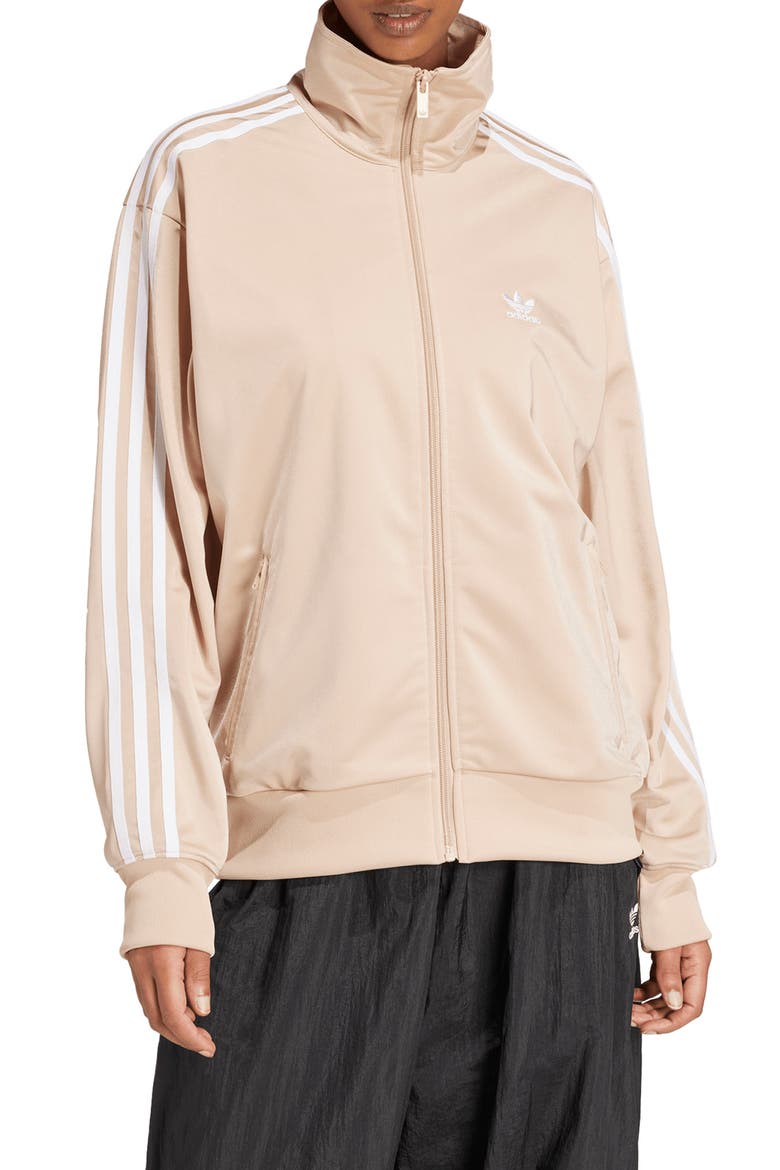 Adicolor Firebird Recycled Polyester Track Jacket, Main, color, MAGIC BEIGE