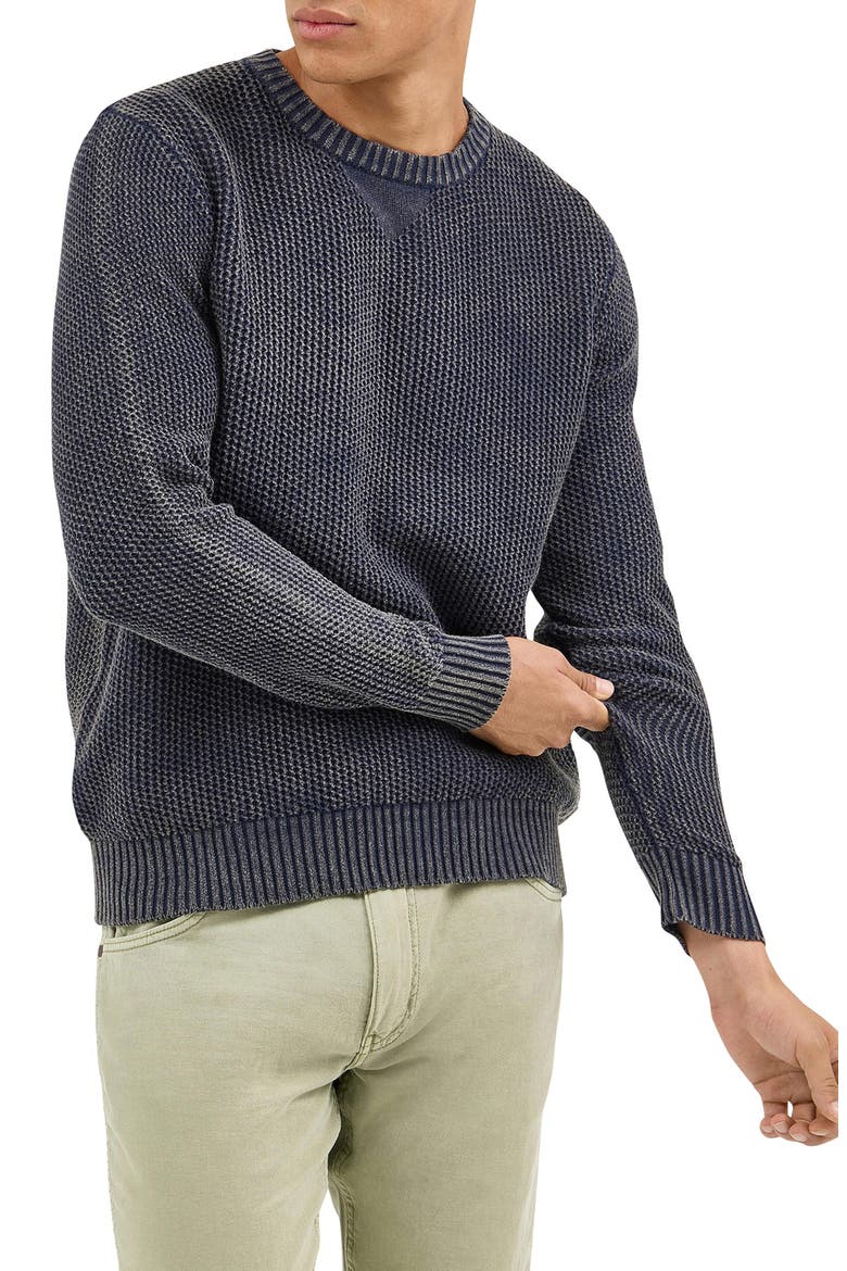 Crewneck Sweater, Main, color, NAVY