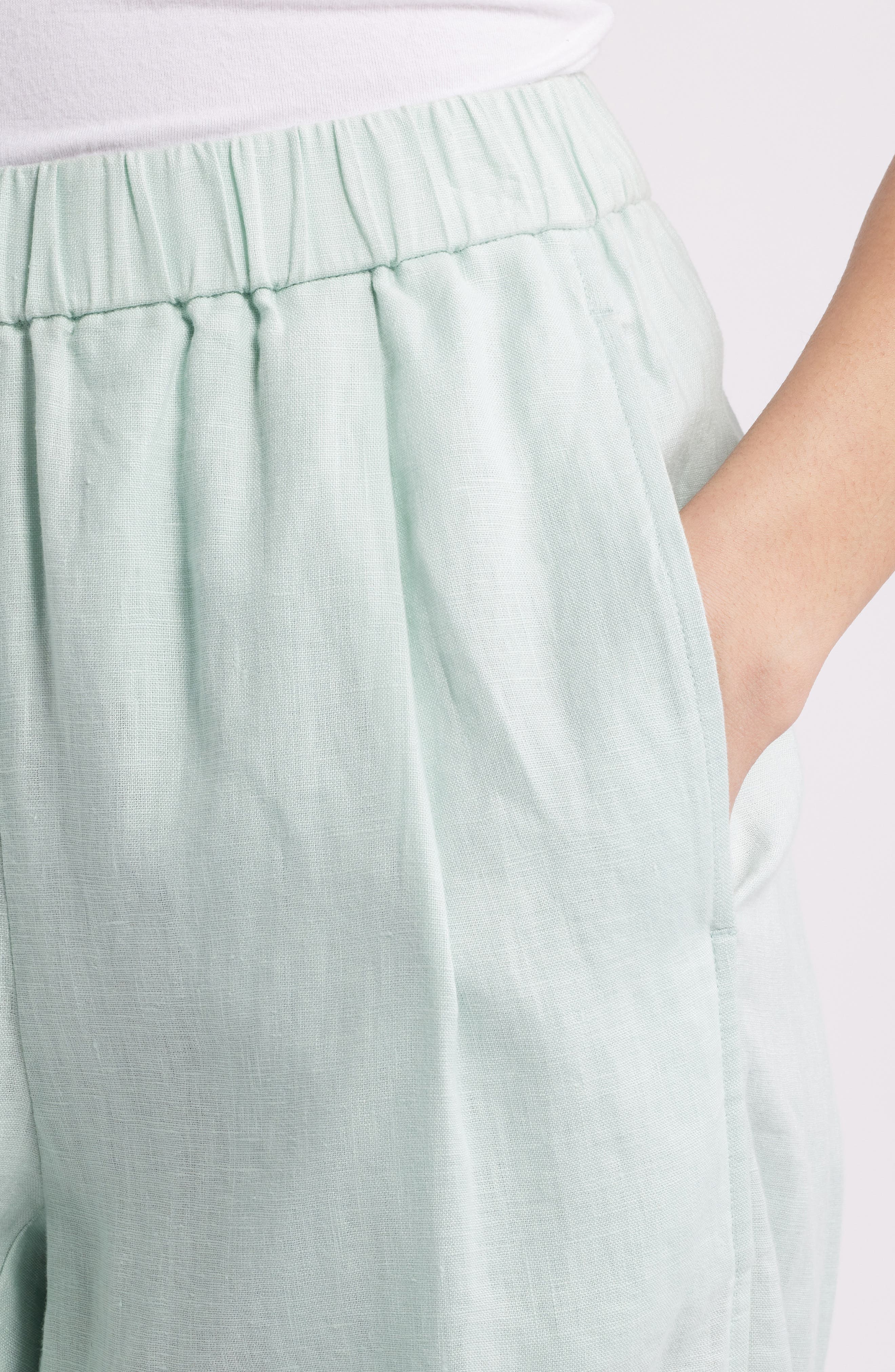 Женские Eileen Fisher Pleated Organic Linen Lantern Pants — фото 4