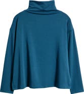 Eileen Fisher Funnel Neck Boxy Top