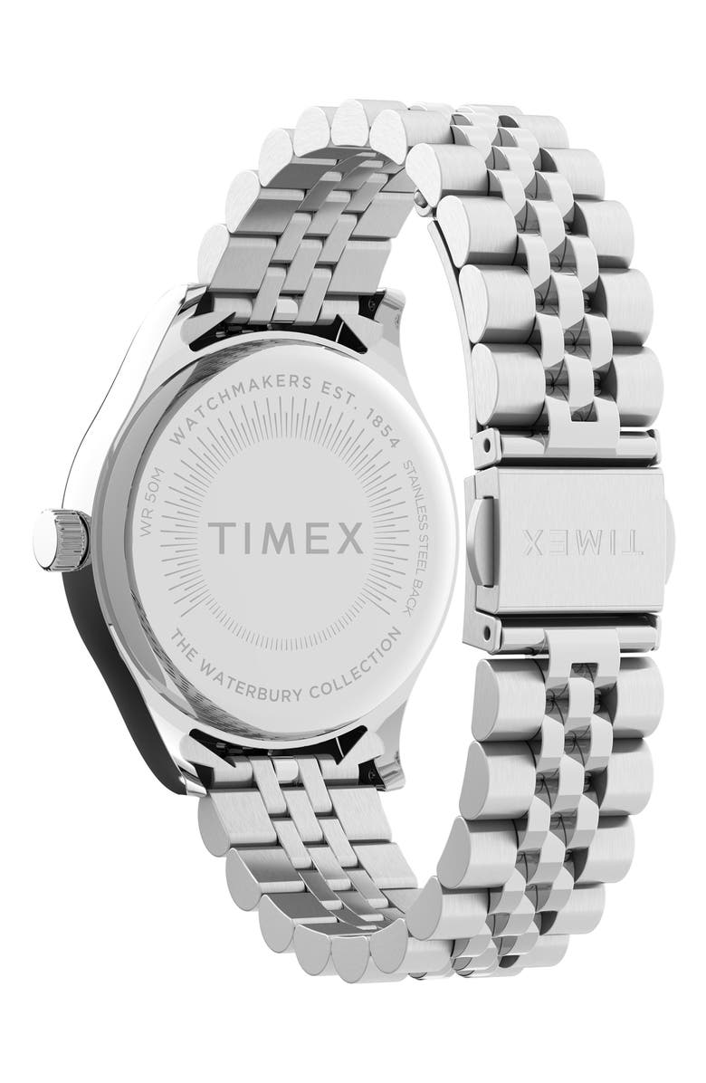 Timex<sup>®</sup> Waterbury INDIGLO Heart Bracelet Watch, 34mm, Alternate, color,