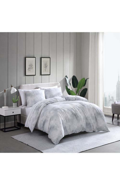 City Scene Koto Clouds Cotton Duvet Cover Set In Gray