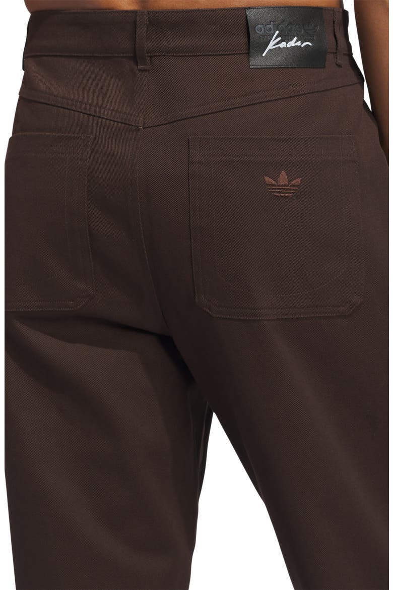 Kader Cotton Twill Pants, Alternate, color, DARK BROWN