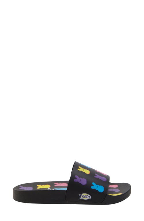 Katy Perry The Peeps Bunny Slide Sandal In Black Multi