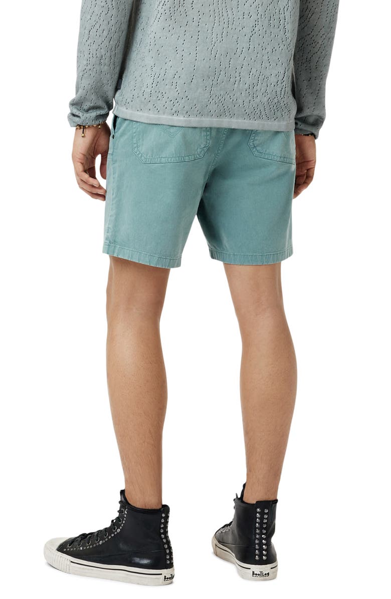 John Varvatos Jayden Seamed Stretch Cotton Shorts, Alternate, color, 